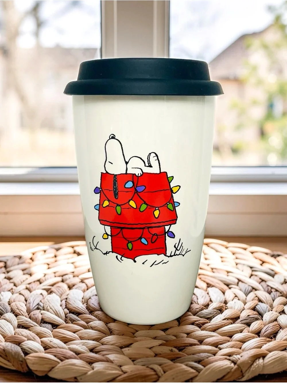 CHRISTMAS SNOOPY MUG & NIB ANIMATED LIGHT UP SNOOPY PLUSH TOY SET
